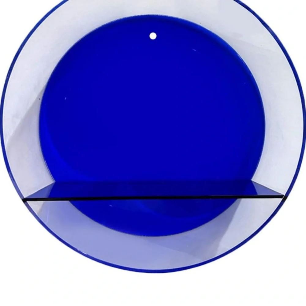 Blue Wall Shelf